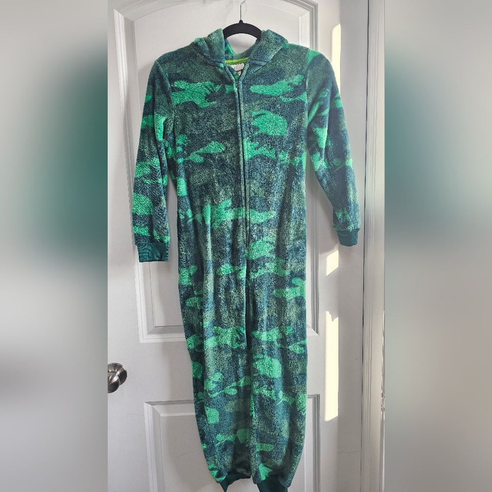 Green Camouflage Kids Pajamas